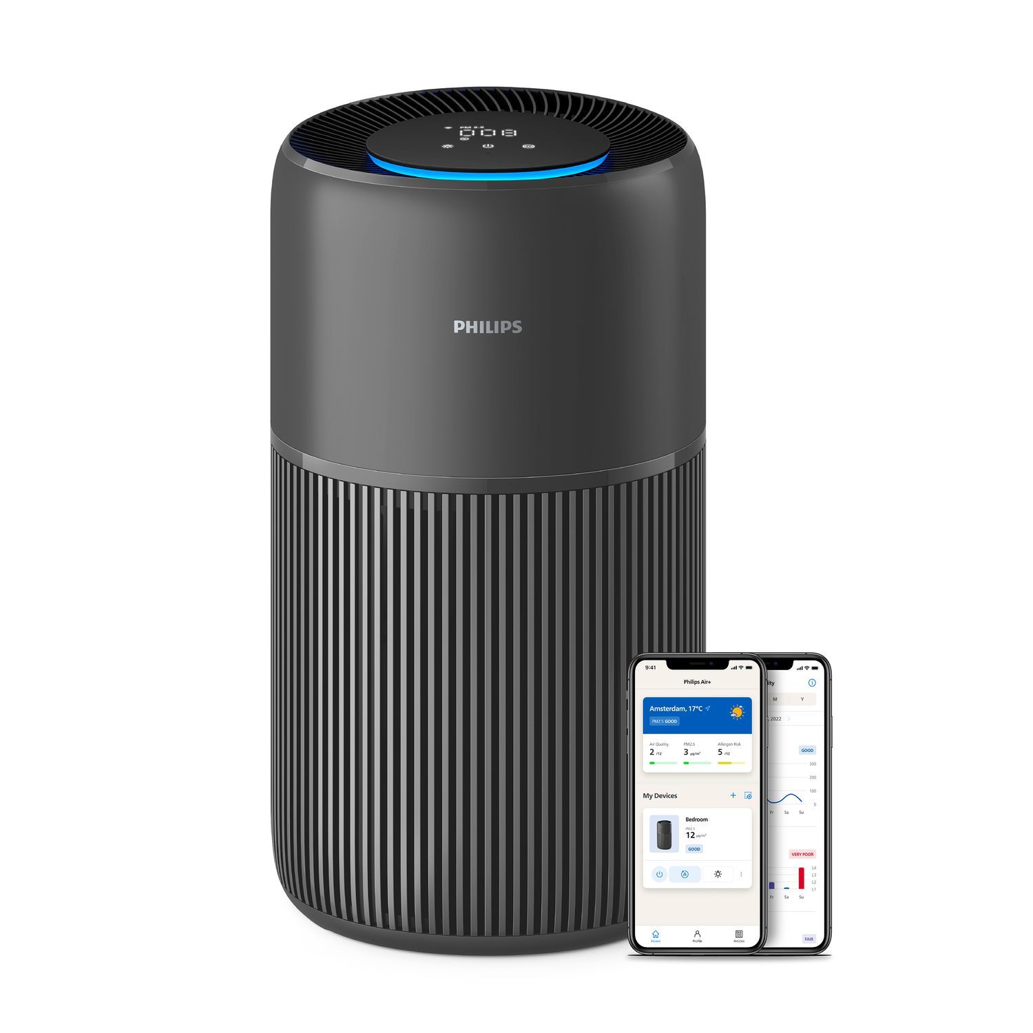 Philips AC2221/13 PureProtect Quiet 2200-serie Slimme luchtreiniger