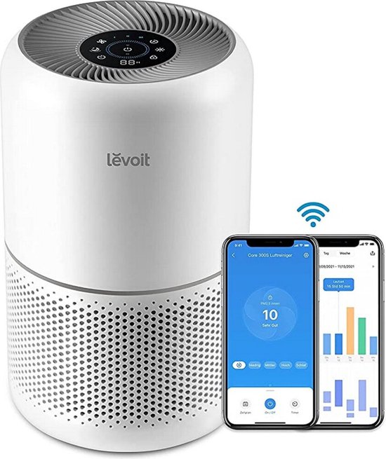 Levoit Core 300S Slimme Luchtreiniger - H13 HEPA-filter, 20 m², 24 dB