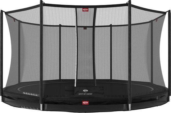 BERG Favorit InGround 430 Black + Safety Net Comfort