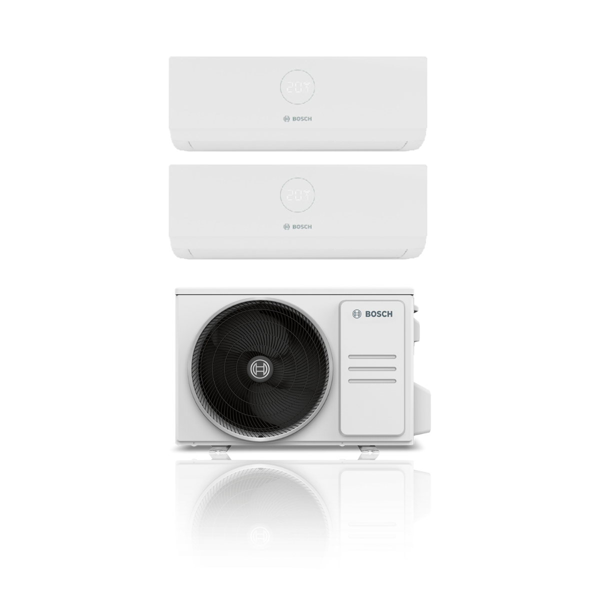 Bosch Climate 5000 M 53/2 Multi-split buitenunit 5,3 kW i.c.m. 2 binnenunits van de CL3000i serie