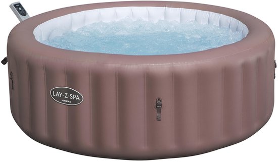 Lay-Z-Spa 1.96m x 71cm Hawaii MaxHold EnergySense UltraFit Smart AirJet 6 Terracotta Round - Capaciteit: 4-6 personen - Waterinhoud: 980 liter - Temperatuurbereik: Maximaal 40°C
