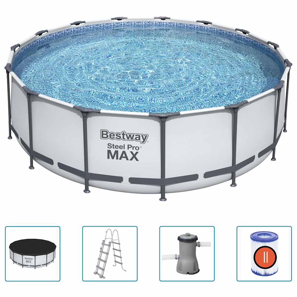 Bestway Steel Pro MAX Zwembadset rond 457x122 cm