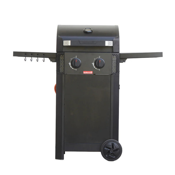 Barbecook Luca 210 gasbarbecue met zijtafels (Zwart)