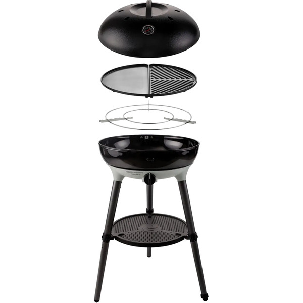 Cadac Carri Chef 50 gasbarbecue / Plancha (Zwart, ø 50cm)
