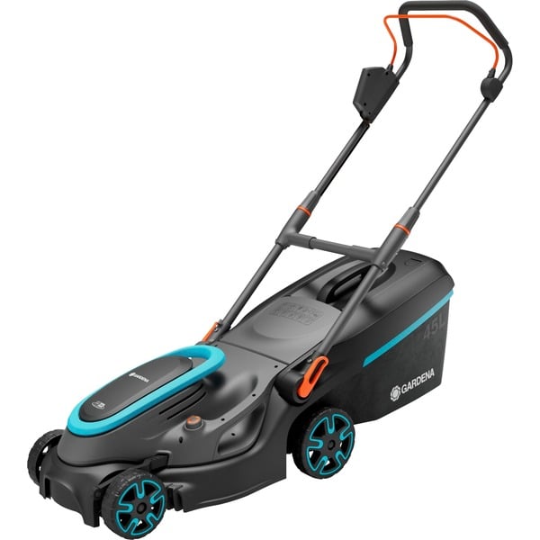 GARDENA Accugrasmaaier PowerMax 37/36V P4A Set (Zwart/grijs, 2x Li-Ion Accu 4,0Ah, POWER FOR ALL ALLIANCE)