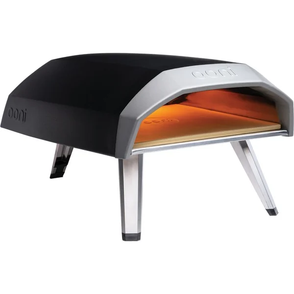 Ooni Koda 12 Gas Powered Pizzaoven (Zwart/roestvrij staal)