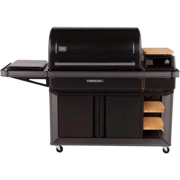 Traeger Timberline XL Pellet Grill barbecue (Zwart, WiFIRE, touchscreen, inductiekookplaat aan zijkant)