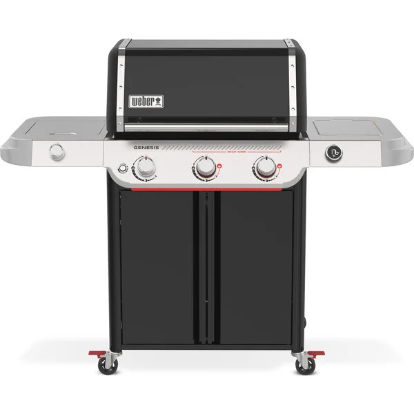 Weber Genesis E-335W gasbarbecue (Zwart, 3 branders, 2 Boost-branders, Sear Zone, Propaan)