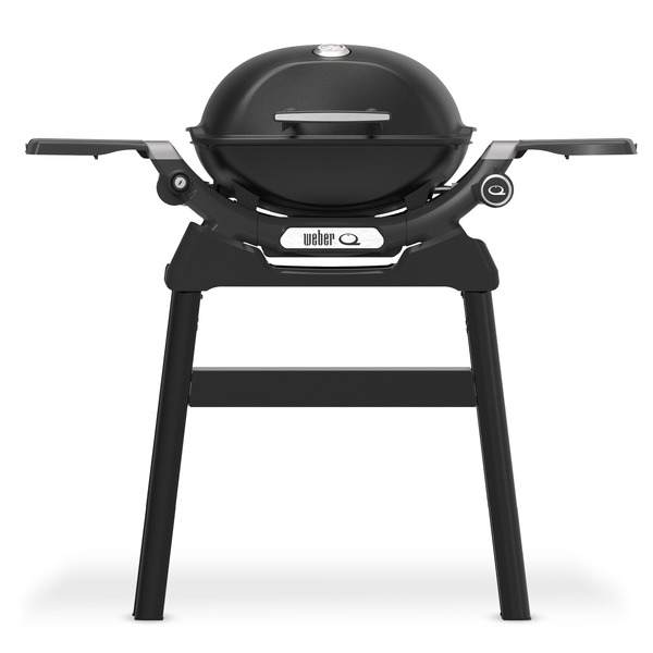 Weber Q 1200N gasbarbecue met zijtafels en compact onderstel (Zwart, 1 Brander | Propaan/butaan)
