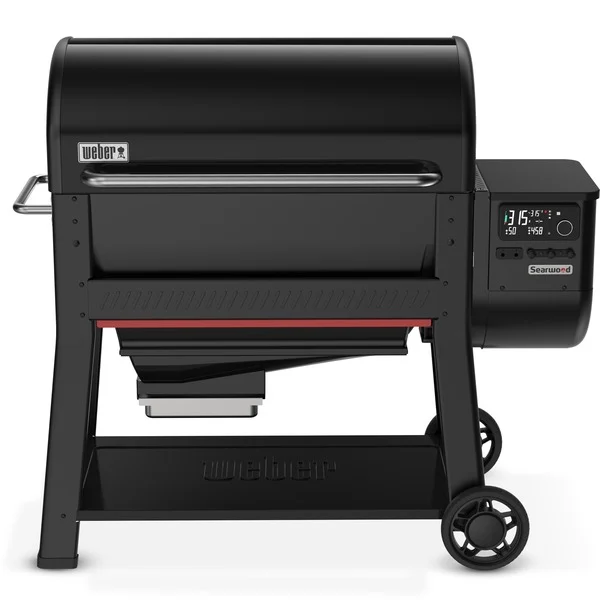 Weber Searwood XL Pellet Grill barbecue (Zwart, WLAN en Bluetooth, bediening via app)